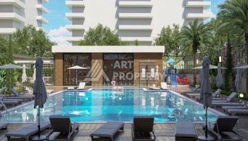 Квартиры с видом на море 2+1, 3+1 и 4+2. Первая береговая линия в Махмутларе - Ракурс 8