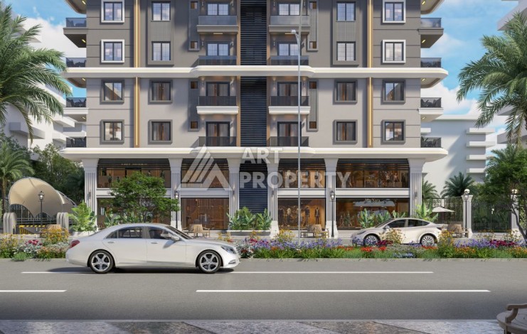 Квартиры с видом на море 2+1, 3+1 и 4+2. Первая береговая линия в Махмутларе - Ракурс 8