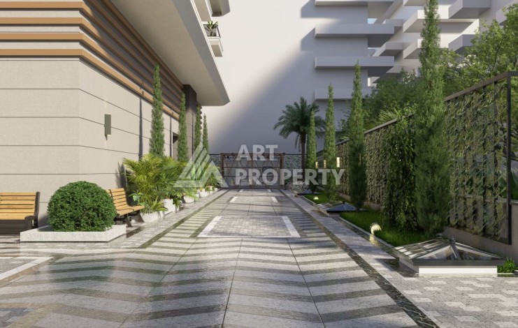 Квартиры с видом на море 2+1, 3+1 и 4+2. Первая береговая линия в Махмутларе - Ракурс 9