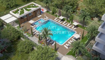 Квартиры с видом на море 2+1, 3+1 и 4+2. Первая береговая линия в Махмутларе - Ракурс 12