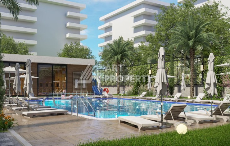 Квартиры с видом на море 2+1, 3+1 и 4+2. Первая береговая линия в Махмутларе - Ракурс 20