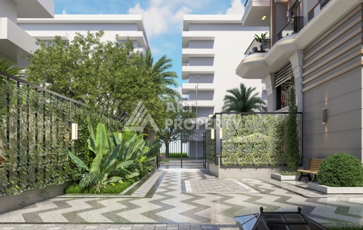 Квартиры с видом на море 2+1, 3+1 и 4+2. Первая береговая линия в Махмутларе - Ракурс 24