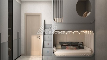 Квартиры с видом на море 2+1, 3+1 и 4+2. Первая береговая линия в Махмутларе - Ракурс 28