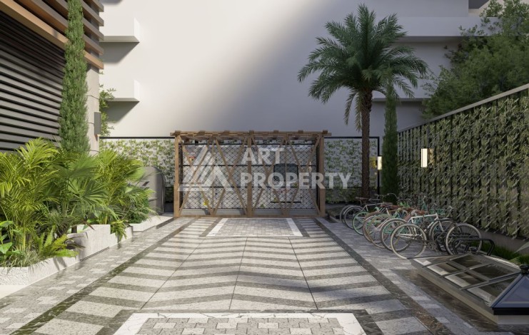 Квартиры с видом на море 2+1, 3+1 и 4+2. Первая береговая линия в Махмутларе - Ракурс 29