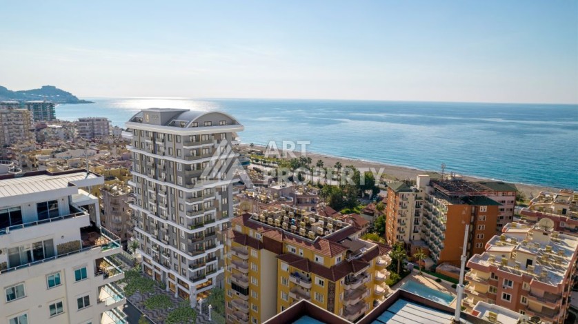 Квартиры с видом на море 2+1, 3+1 и 4+2. Первая береговая линия в Махмутларе - Ракурс 30