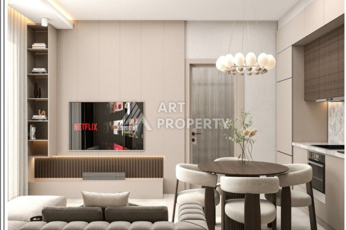 Квартиры с видом на море 2+1, 3+1 и 4+2. Первая береговая линия в Махмутларе - Ракурс 35