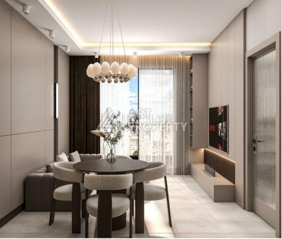 Квартиры с видом на море 2+1, 3+1 и 4+2. Первая береговая линия в Махмутларе - Ракурс 36