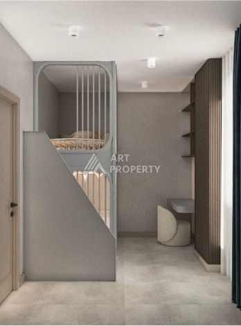 Квартиры с видом на море 2+1, 3+1 и 4+2. Первая береговая линия в Махмутларе - Ракурс 37