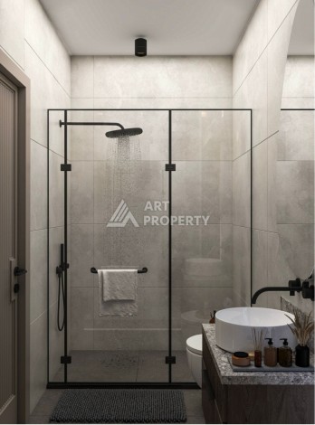 Квартиры с видом на море 2+1, 3+1 и 4+2. Первая береговая линия в Махмутларе - Ракурс 40