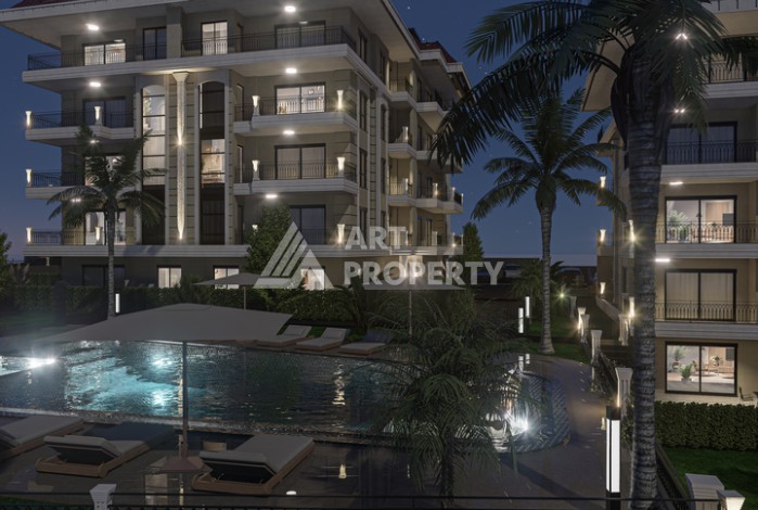 Квартиры 2+1, 3+1 и 4+1 от 110 до 265 кв.м. Кестель, Алания - Ракурс 12