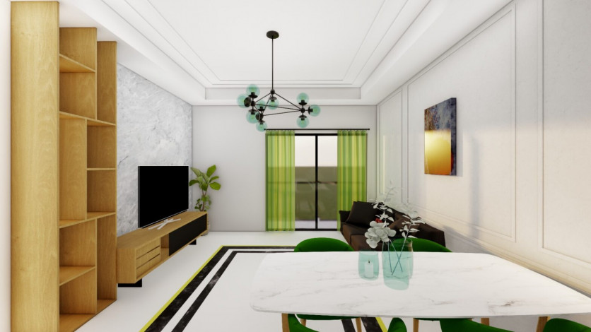 Дом на завершающем этапе строительства в тихом месте района Махмутлар, 51,4- 120 м2 - Ракурс 4