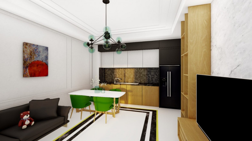 Дом на завершающем этапе строительства в тихом месте района Махмутлар, 51,4- 120 м2 - Ракурс 5