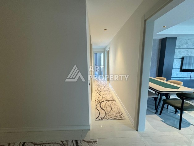 Квартира 4+1 в престижном ЖК, 180 кв.м. Турклер, Алания - Ракурс 12