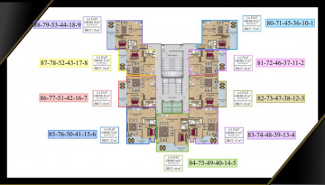Апартаменты 1+1 на завершающем этапе строительства в одном из лучших комплексов Махмутлара по ценам дешевле, чем у застройщика, 56-63 м2 - Ракурс 22
