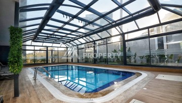 Квартира 1+1 в резиденции люкс класса, 50 кв.м. Оба, Алания - Ракурс 34