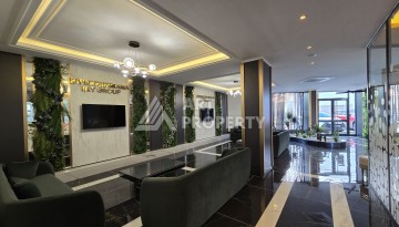 Квартира 1+1 в резиденции люкс класса, 50 кв.м. Оба, Алания - Ракурс 47