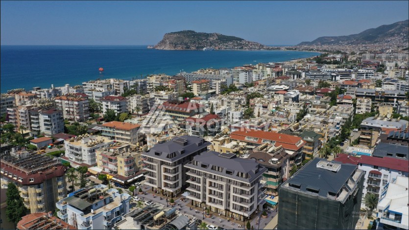 Квартиры 1+1, пентхаусы 2+1 и 3+1 в 250 м от моря. Оба, Алания - Ракурс 0
