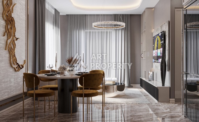 Квартиры 1+1, пентхаусы 2+1 и 3+1 в 250 м от моря. Оба, Алания - Ракурс 3
