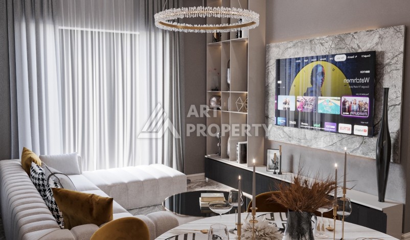 Квартиры 1+1, пентхаусы 2+1 и 3+1 в 250 м от моря. Оба, Алания - Ракурс 5