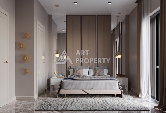 Квартиры 1+1, пентхаусы 2+1 и 3+1 в 250 м от моря. Оба, Алания - Ракурс 7