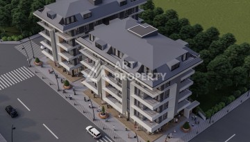 Квартиры 1+1, пентхаусы 2+1 и 3+1 в 250 м от моря. Оба, Алания - Ракурс 14