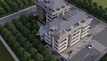 Квартиры 1+1, пентхаусы 2+1 и 3+1 в 250 м от моря. Оба, Алания - Ракурс 19