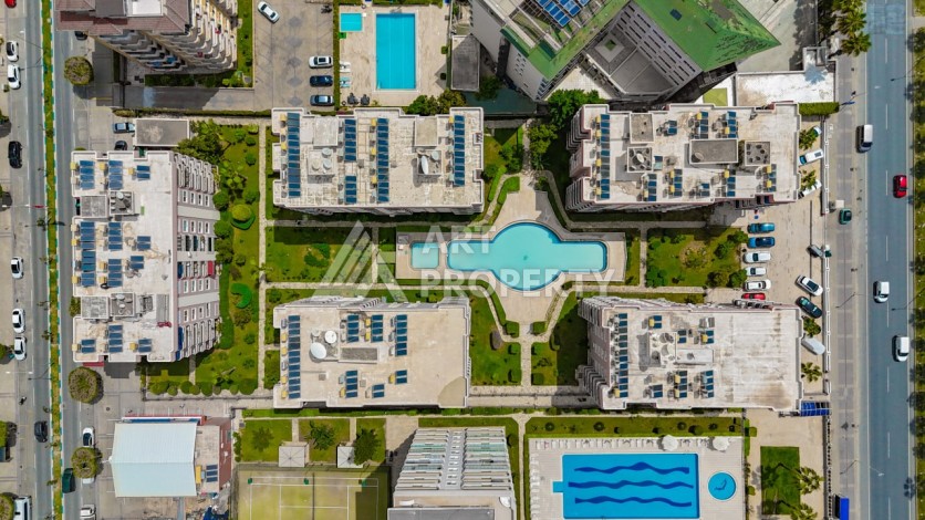 Квартира 2+1 с видом на море в Махмутларе, 105 кв.м. - Ракурс 22