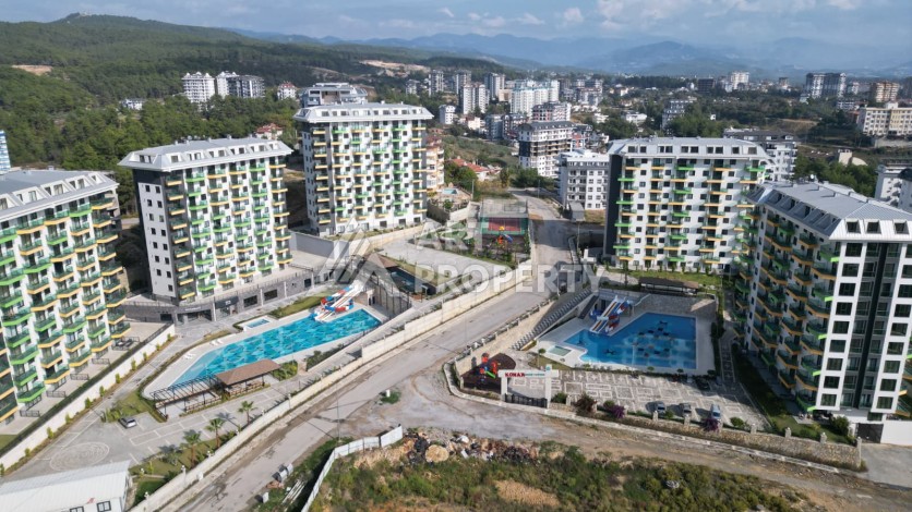 Квартира 1+1 в элитной резиденции, 50 кв.м. Авсаллар, Алания - Ракурс 0