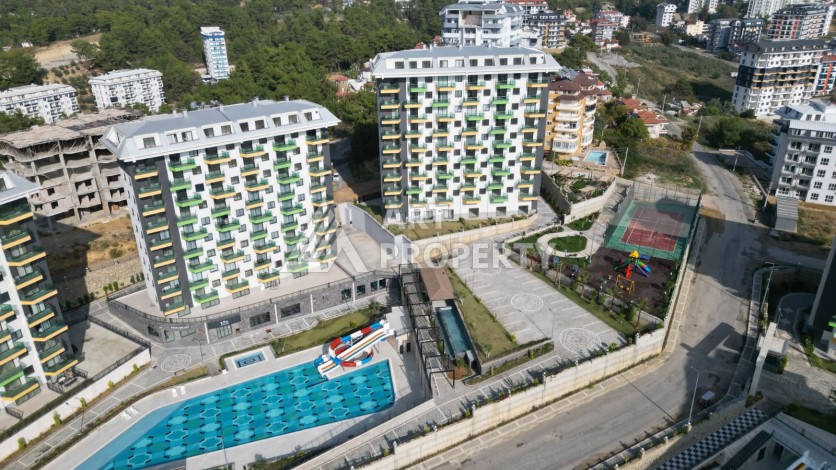 Квартира 1+1 в элитной резиденции, 50 кв.м. Авсаллар, Алания - Ракурс 18
