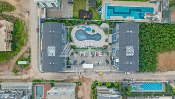 Двухуровневая квартира 3+1 в элитном районе Каргыджак, 200 метров до моря - Ракурс 39
