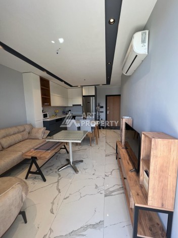 Квартира 1+1 в центре Алании, 55 кв.м. Вид на крепость. - Ракурс 2