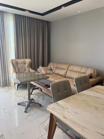 Квартира 1+1 в центре Алании, 55 кв.м. Вид на крепость. - Ракурс 4