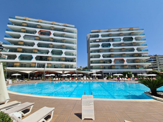 Трехкомнатная квартира в люксовом комплексе в районе Авсаллар, 110 м2 - Ракурс 29