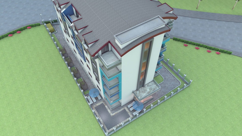 Пентхаусы в центральной части Махмутлара в комплексе на завершающем этапе строительства, 87-161 м2 - Ракурс 4