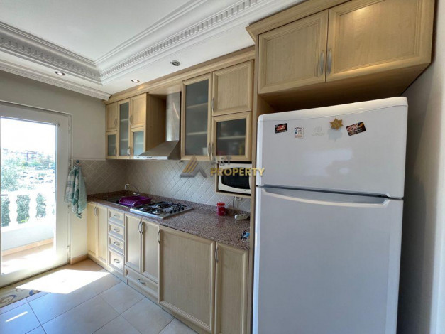 Полностью меблированная трехкомнатная квартира в центре города Аланья, 90м2 - Ракурс 5