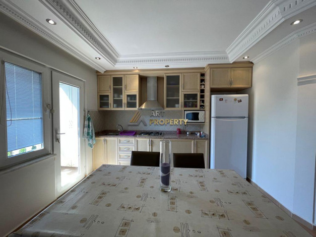 Полностью меблированная трехкомнатная квартира в центре города Аланья, 90м2 - Ракурс 6