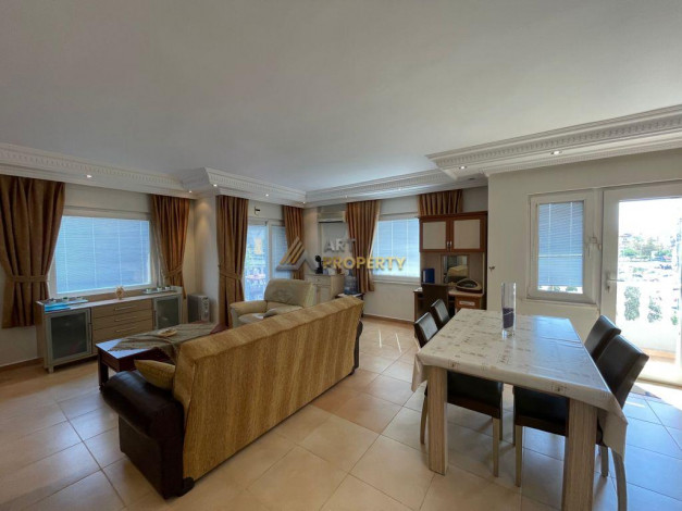 Полностью меблированная трехкомнатная квартира в центре города Аланья, 90м2 - Ракурс 7