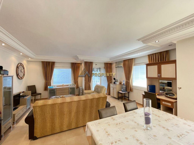 Полностью меблированная трехкомнатная квартира в центре города Аланья, 90м2 - Ракурс 8