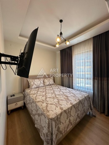 Квартира 1+1 в стильном ЖК, 50 кв.м. Махмутлар, Алания - Ракурс 9