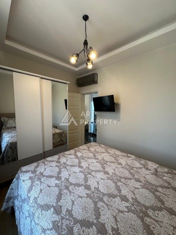 Квартира 1+1 в стильном ЖК, 50 кв.м. Махмутлар, Алания - Ракурс 12