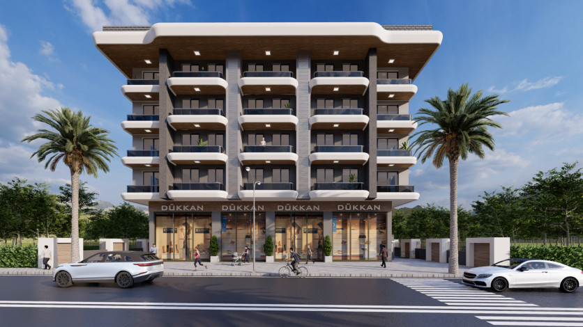 Инвестиционный проект всего в 100 м от Средиземного моря в Каргыджаке, 50-150 м2 - Ракурс 6