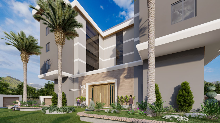 Инвестиционный проект всего в 100 м от Средиземного моря в Каргыджаке, 50-150 м2 - Ракурс 7