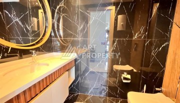 Дуплекс 2+1 с видом на море в центре Алании в легендарном проекте города - Ракурс 16