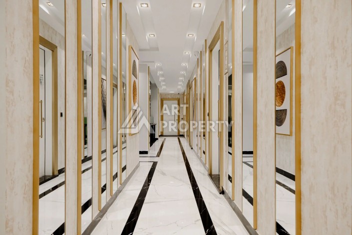 Квартира 2+1 в премиальном комплексе в центре Алании - Ракурс 11