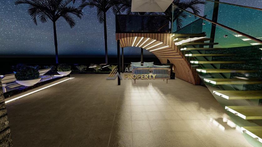 Новый проект ультра-люкс виллы 5+1 с собственным бассейном и инфраструктурой, 112 м2 - Ракурс 3