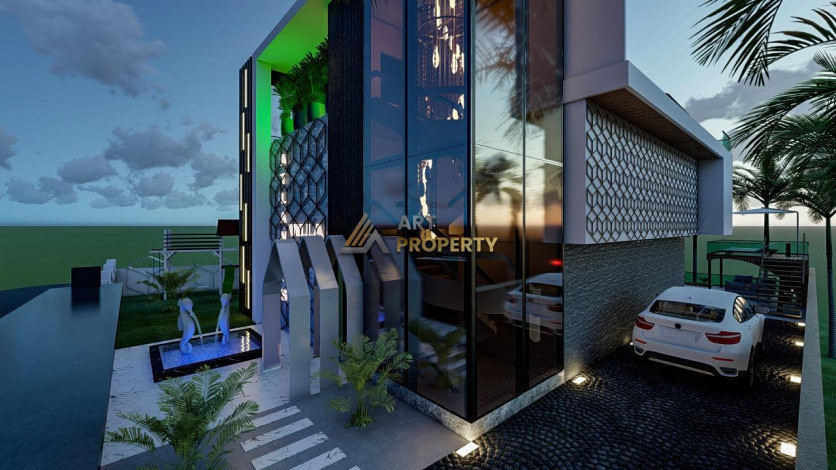 Новый проект ультра-люкс виллы 5+1 с собственным бассейном и инфраструктурой, 112 м2 - Ракурс 5