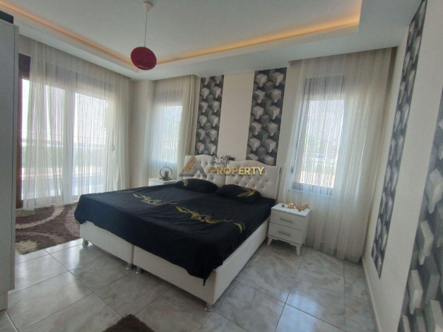 Просторная меблированная квартира в комплексе с собственной инфраструктурой в районе Оба, 180 м2 - Ракурс 19