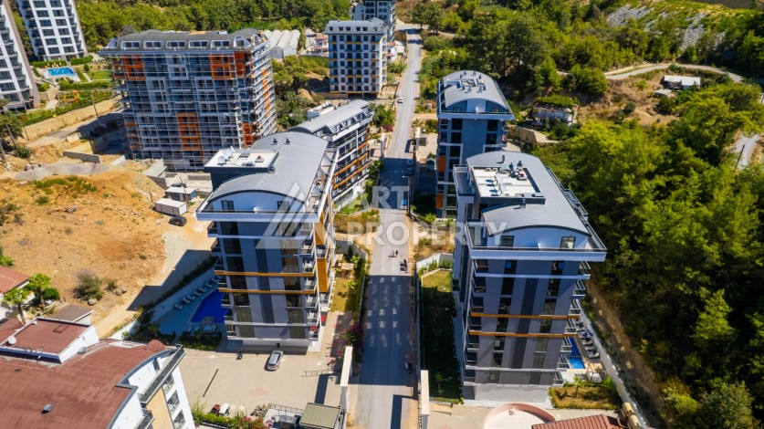 Квартира 1+1 в современной резиденции Авсаллара, 50 кв.м. - Ракурс 45