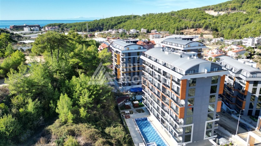 Квартира 1+1 в современной резиденции Авсаллара, 50 кв.м. - Ракурс 48