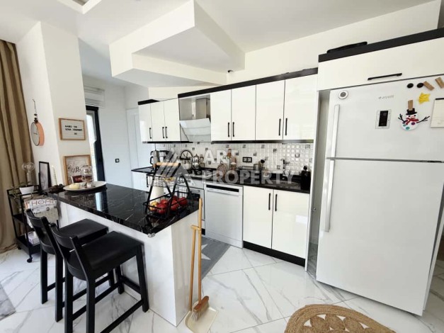 Дуплекс 2+1 с большой террасой, 145 м². Оба, Алания - Ракурс 2